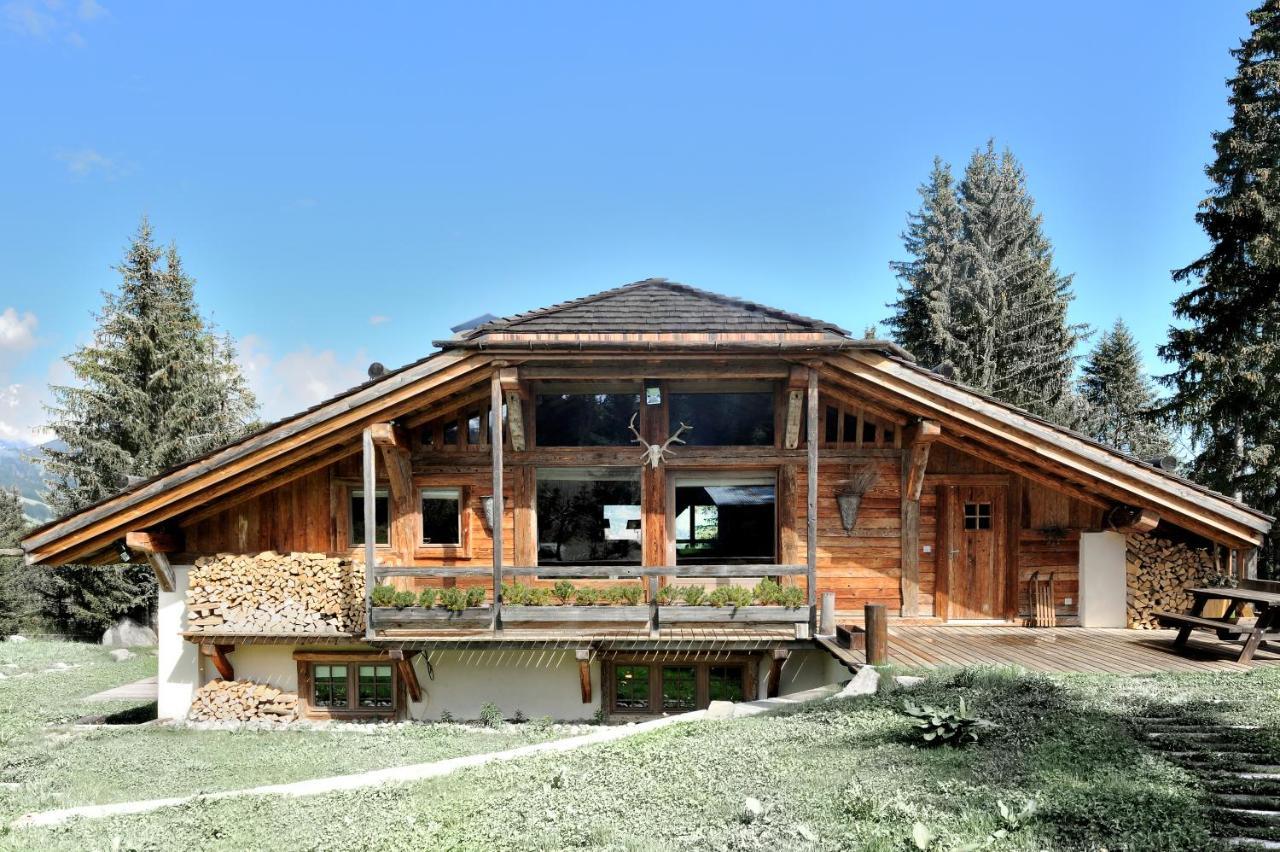 Chalet Javen - 520M2 Avec Piscine Chauffee Et Home Cinema Megeve Luaran gambar